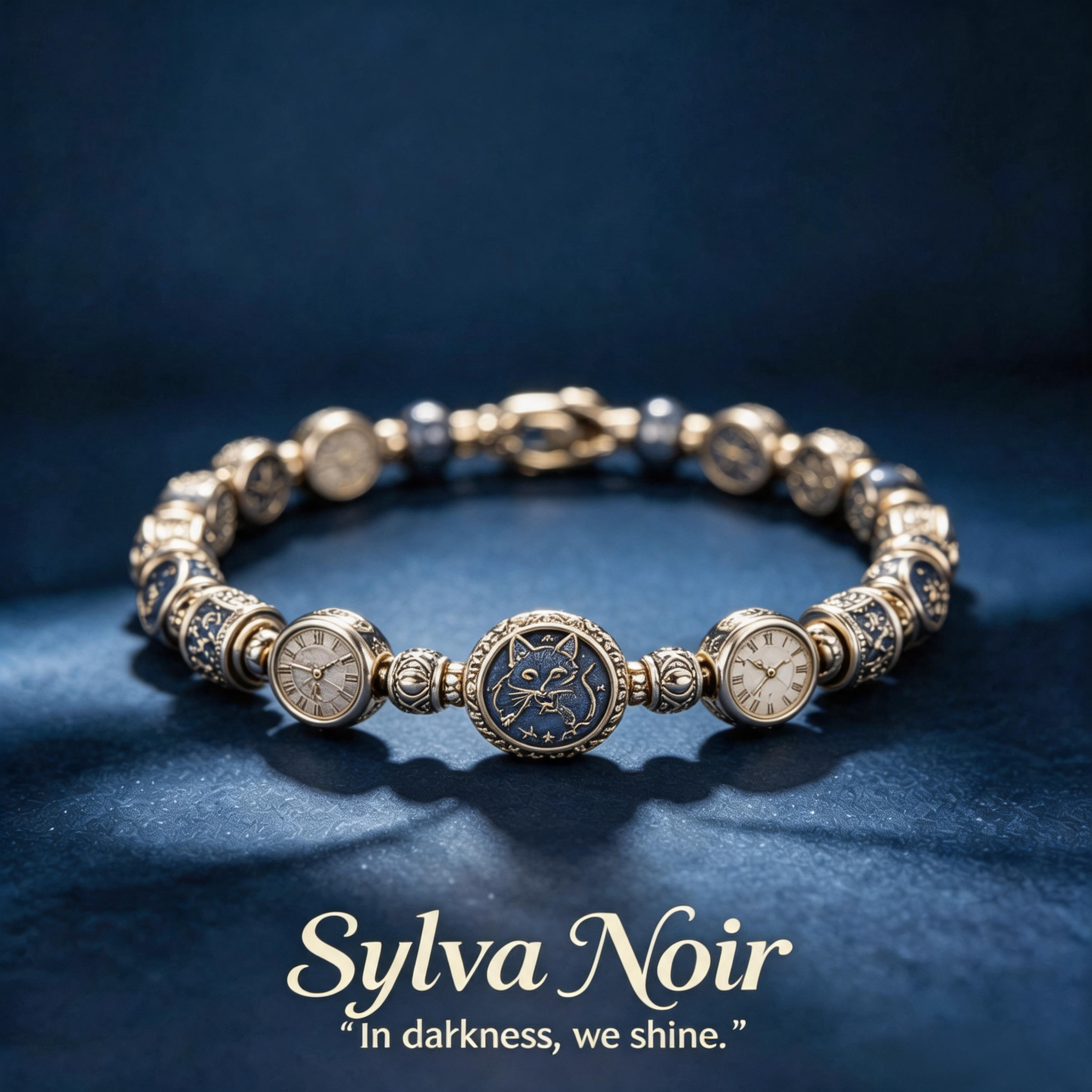 Time Heraldry Beaded Bracelet